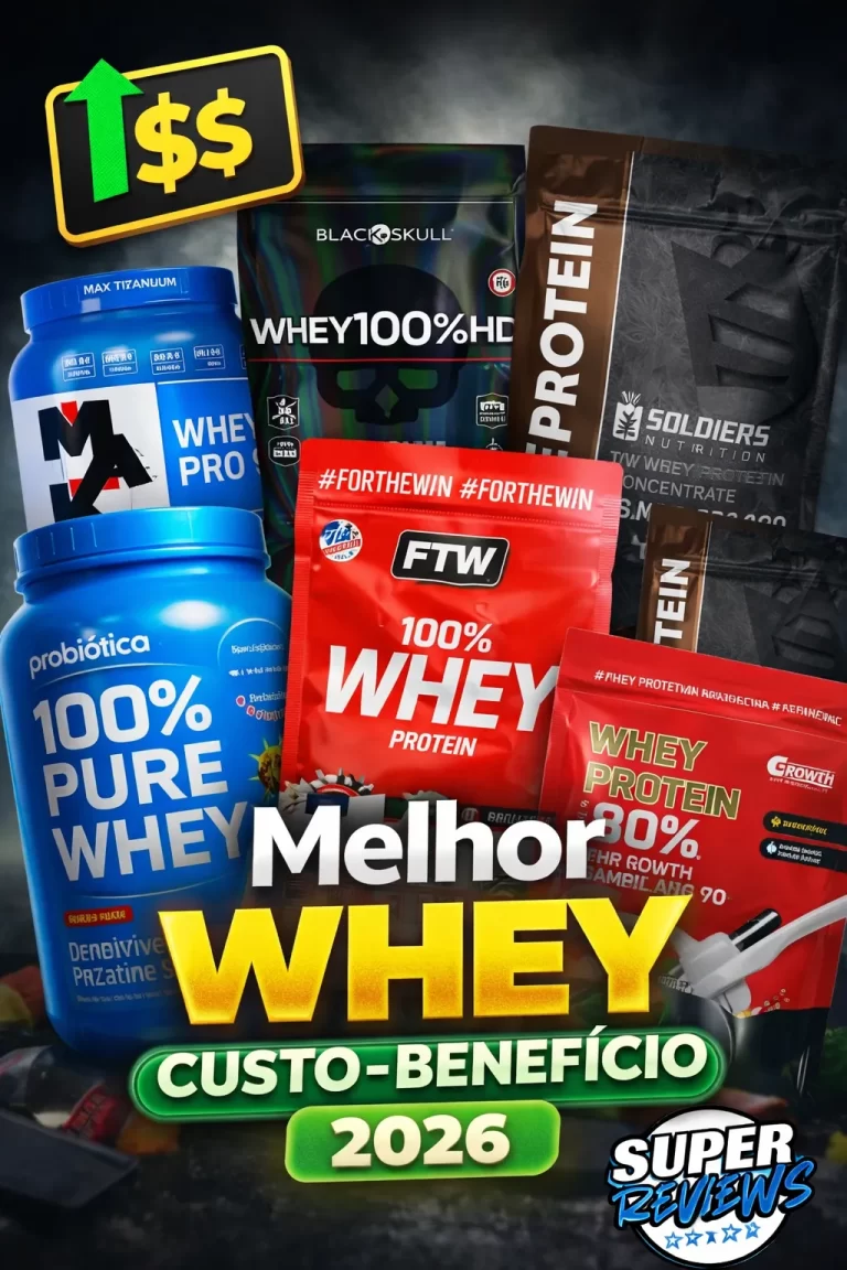 Melhor Whey Custo-Benefício 2026: Guia Definitivo para Economizar e Ter Resultados Reais!