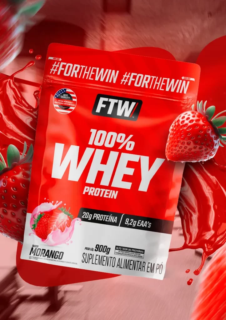 whey protein ftw morango
