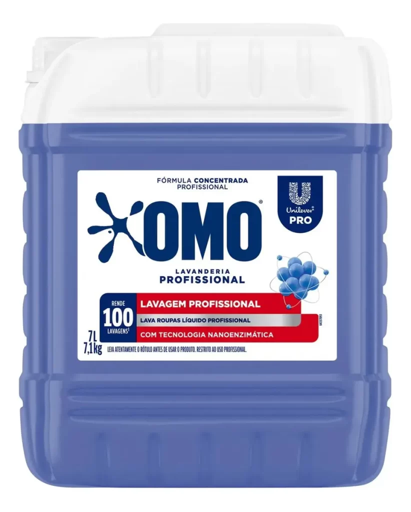Lava Roupas Sabão Líquido OMO Lavagem Perfeita 7 L