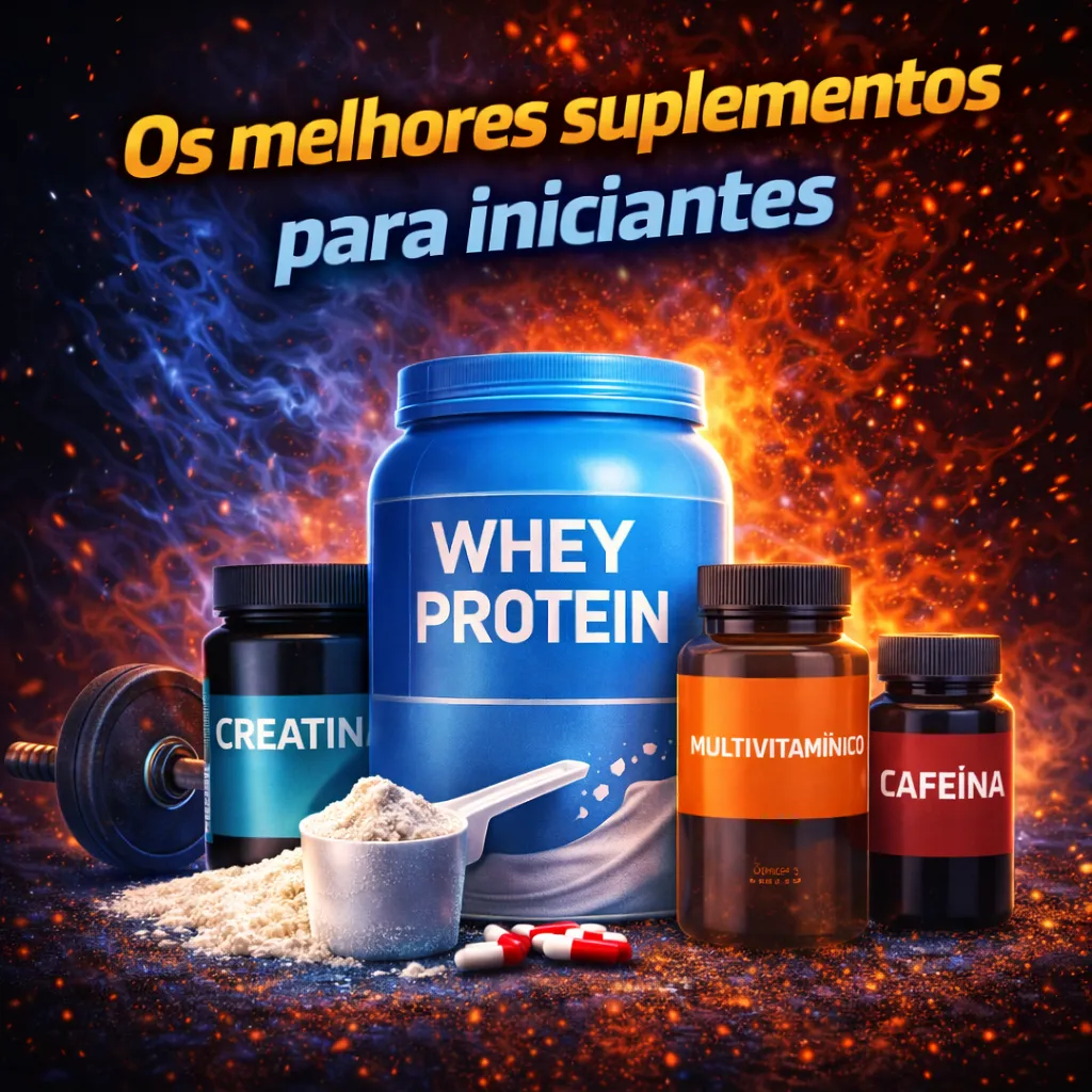 Melhores suplementos para iniciantes na academia