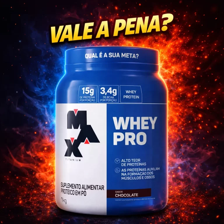 Whey Pro Max Titanium é bom? Review completo, nota e vale a pena 2026 12 Whey Pro Max Titanium