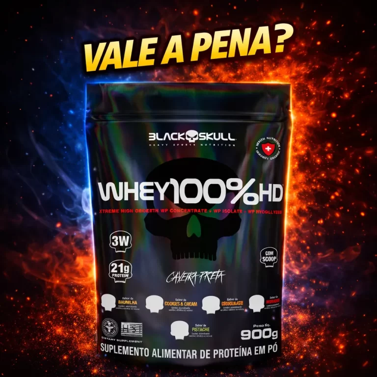 Whey Protein 100% HD Black Skull é bom? Analisamos tudo e vamos te contar a verdade! 8 Whey Protein 100% HD Black Skull