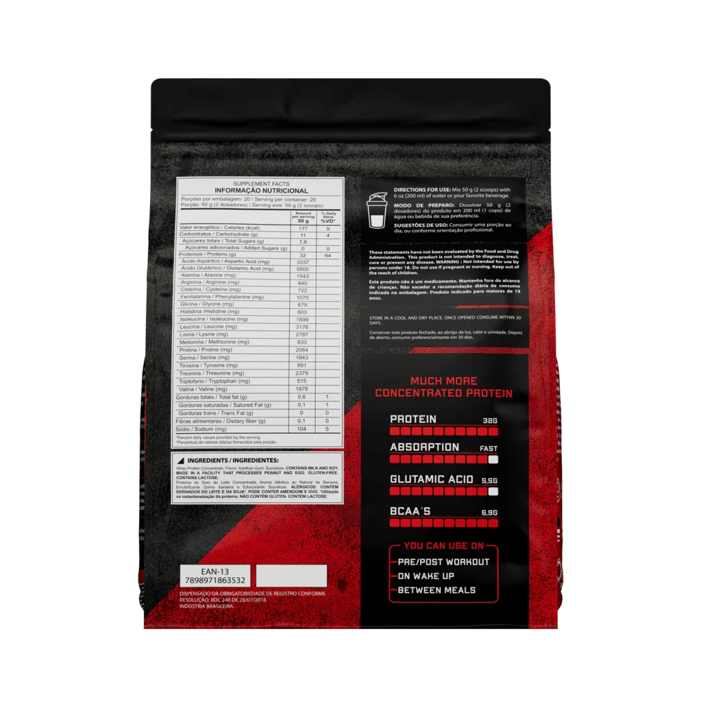 whey dark lab tabela nutricional