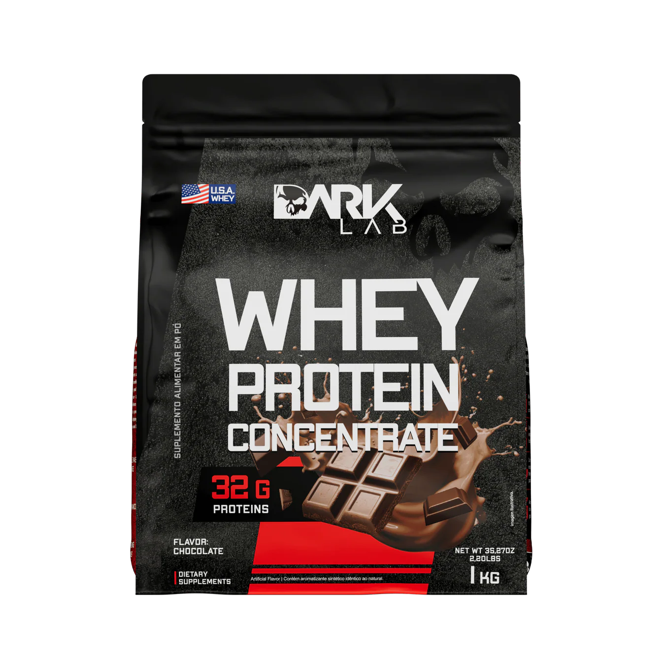 Whey Protein Concentrate Refil 1kg chocolate