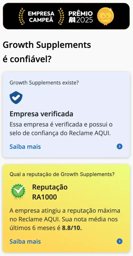 Pre Treino Insanity é bom? Vale a pena em 2026? Análise completa! 6 growth reclame aqui