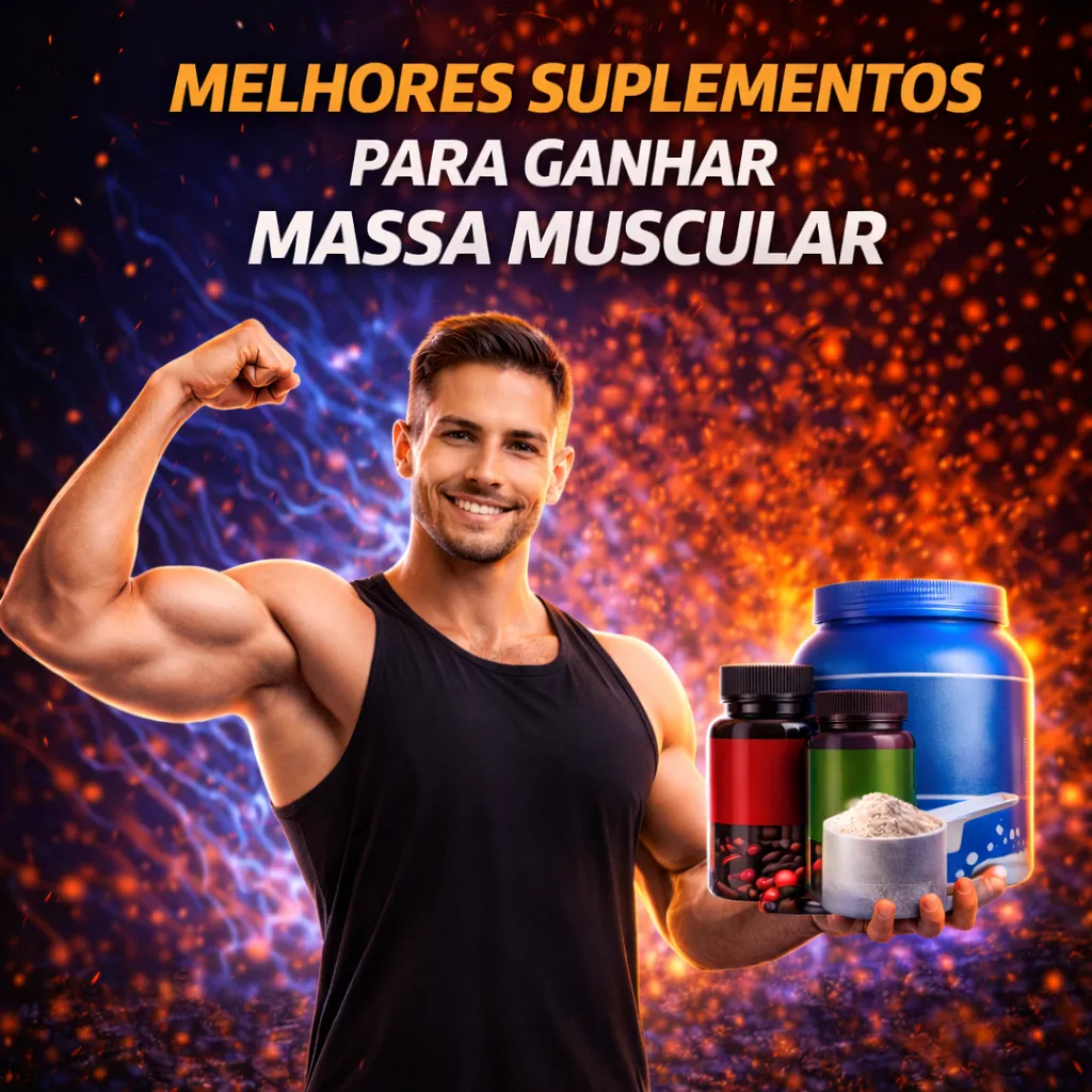 Melhores suplementos para ganhar massa muscular