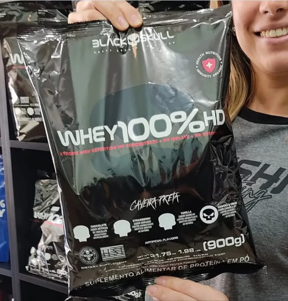 Whey Protein 100% HD Black Skull é bom?