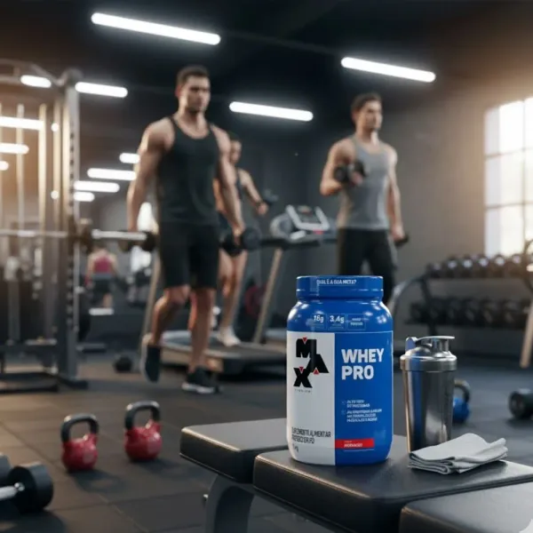 max titanium Whey pro academia