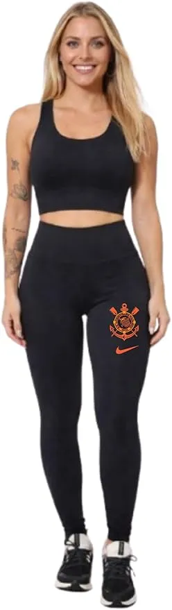 Calça Legging Fitness Cintura Alta Preta