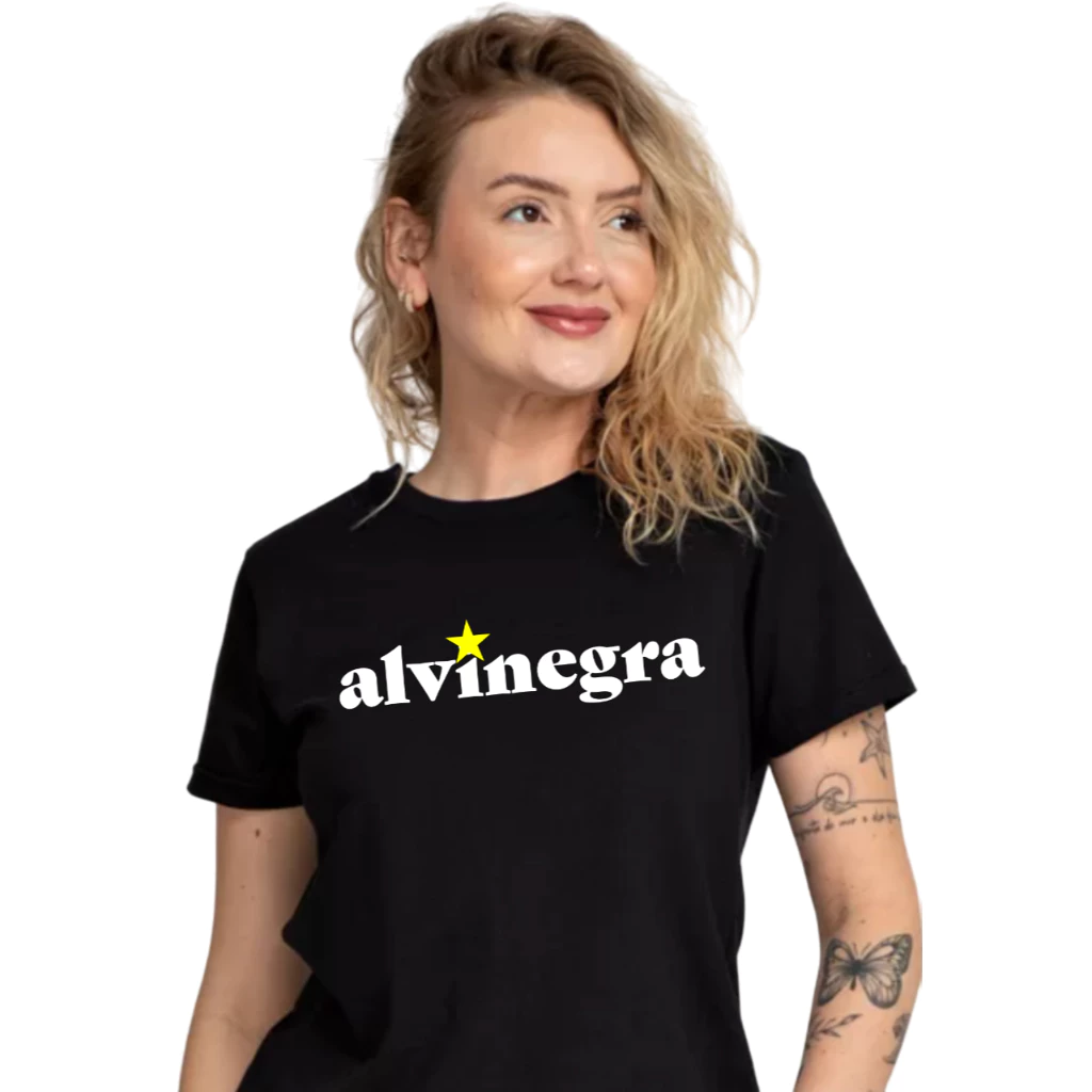 Botafogo! 15 Presentes Criativos que Estão Bombando em 2026 14 Camisa Algodão Feminina Botafogo Alvinegra