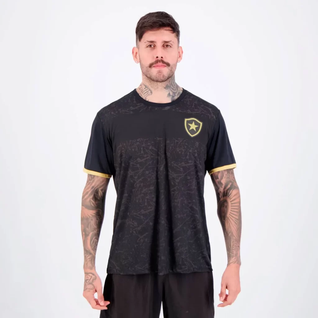 Botafogo! 15 Presentes Criativos que Estão Bombando em 2026 3 Camisa Botafogo Splash Preta