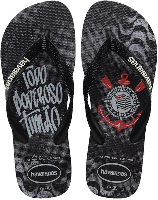 Chinelo Havaianas Top Corinthians