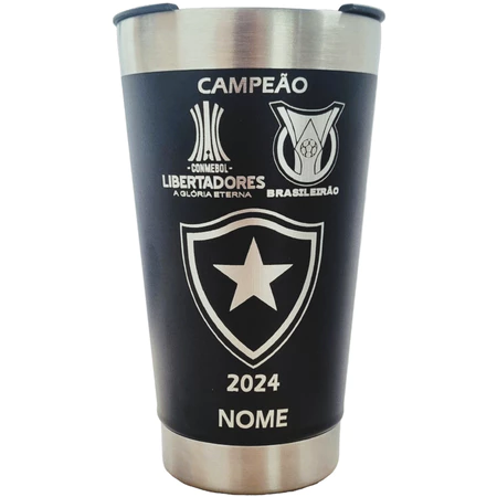 Botafogo! 15 Presentes Criativos que Estão Bombando em 2026 12 Copo Térmico Botafogo Campeão 2024