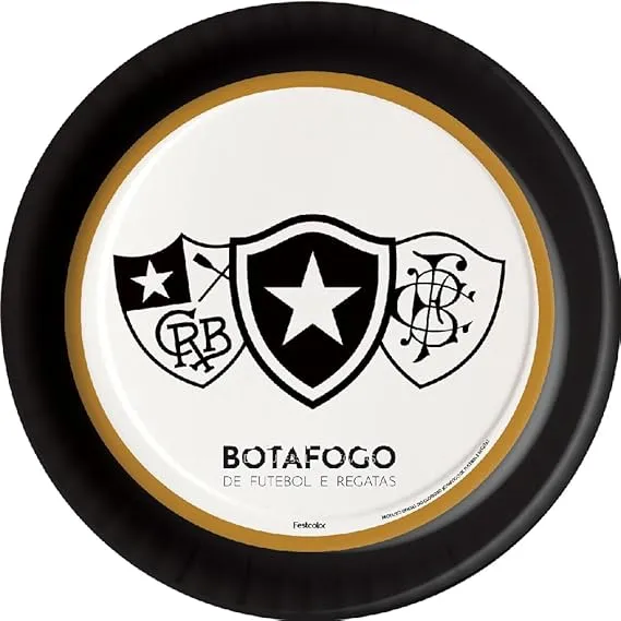 Botafogo! 15 Presentes Criativos que Estão Bombando em 2026 8 Prato Botafogo Oficial - Embalagem
