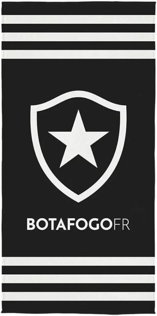 Botafogo! 15 Presentes Criativos que Estão Bombando em 2026 11 Toalha Aveludada Transfer Botafogo