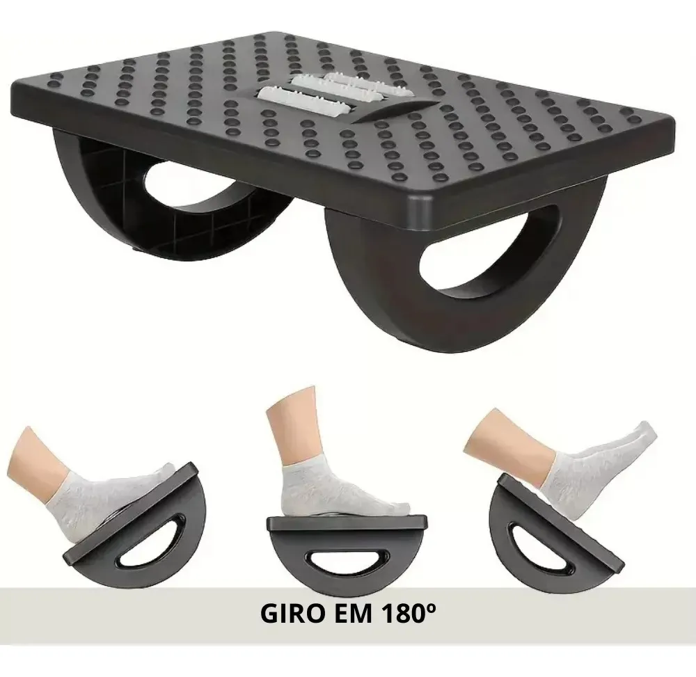 apoio de pes ergonomico